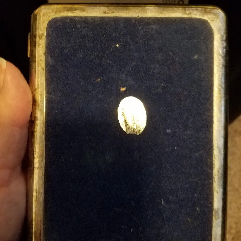 SILVER Plate TRAVEL JEWELRY BOX = Child's 1st jewelry box